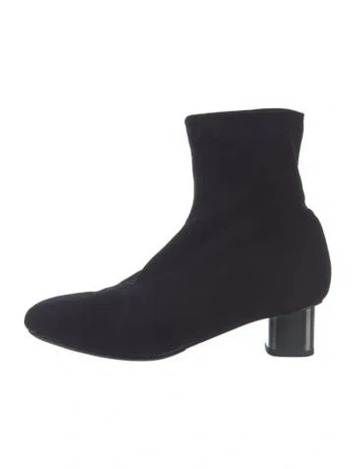 Pre-owned Robert Clergerie Suede Boots In Black