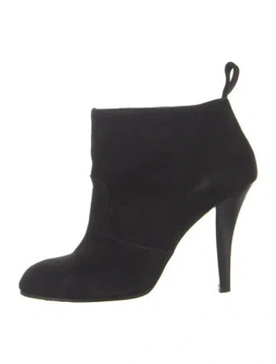Pre-owned Robert Clergerie Suede Boots In Black