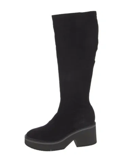 Pre-owned Robert Clergerie Suede Boots In Black