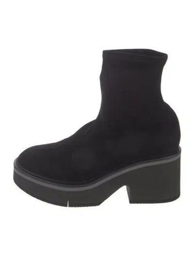 Pre-owned Robert Clergerie Suede Boots In Black