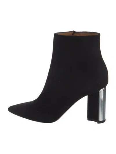 Pre-owned Robert Clergerie Suede Boots In Black