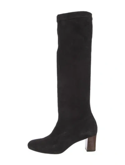 Pre-owned Robert Clergerie Suede Boots In Blue