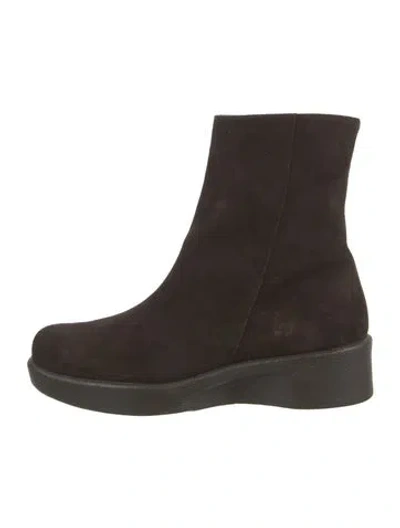 Pre-owned Robert Clergerie Suede Boots In Brown