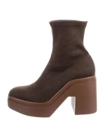 Pre-owned Robert Clergerie Suede Boots In Brown