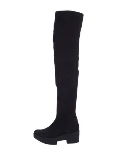 Pre-owned Robert Clergerie Suede Boots In Multi
