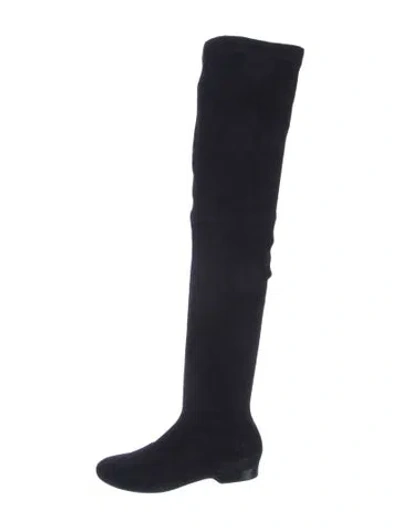 Pre-owned Robert Clergerie Suede Boots In Multi