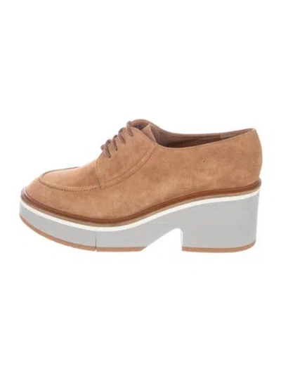 Pre-owned Robert Clergerie Suede Loafer Sneakers In Brown