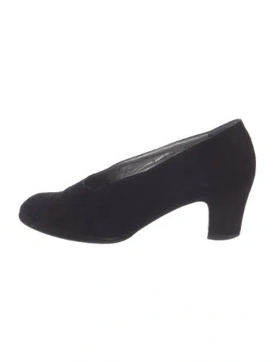 Pre-owned Robert Clergerie Suede Pumps In Blue