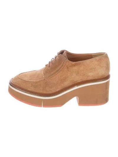 Pre-owned Robert Clergerie Suede Pumps In Brown