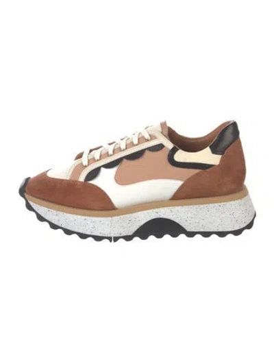 Pre-owned Robert Clergerie Suede Sneakers In Multi