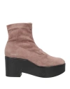 Robert Clergerie Woman Ankle Boots Light Brown Size 6 Leather