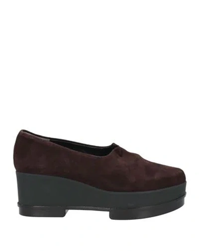 Robert Clergerie Woman Loafers Dark Brown Size 6 Soft Leather