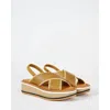 Robert Clergerie Women's Freedosr Wedge Sandals In Dsrt Pytsde In Brown