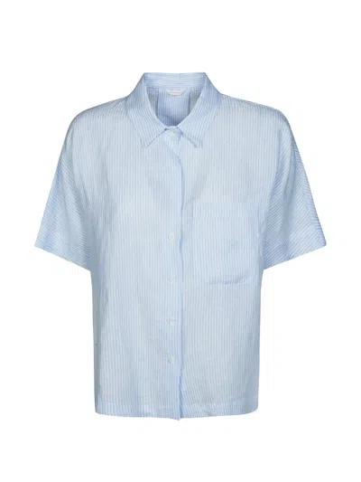 Robert Friedman Alicia Striped Shirt In Blue