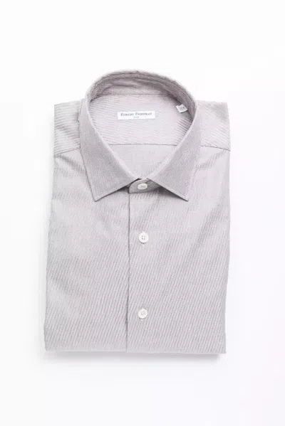 Robert Friedman Textured-weave Slim-fit Shirt In Pink