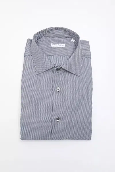 Robert Friedman Striped Slim-fit Shirt In Blue