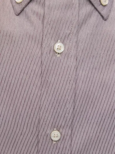 Robert Friedman Button-down Collar Shirt In Purple