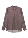 Robert Friedman Buttoned Patterned Blouse In Multi