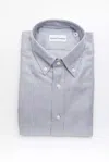 Robert Friedman Cotton Men Men's Shirt In Blue