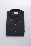 Robert Friedman Black Cotton Shirt In Black