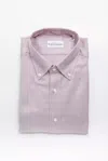 Robert Friedman Pink Cotton Shirt In Pink