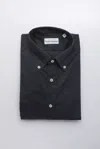 Robert Friedman Black Cotton Shirt In Black