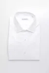 Robert Friedman Light-blue Cotton Shirt In White