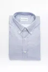 Robert Friedman Light-blue Cotton Shirt In Blue