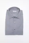 Robert Friedman Striped Slim-fit Shirt In Blue