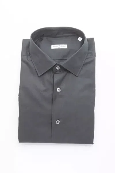 Robert Friedman Cotton Men's Men's Shirt In Gray
