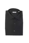 Robert Friedman Black Cotton Shirt In Black