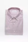 Robert Friedman Pink Cotton Shirt In Purple