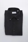 Robert Friedman Black Cotton Shirt In Black