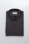 Robert Friedman Black Cotton Shirt In Black