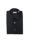 Robert Friedman Black Cotton Shirt In Black
