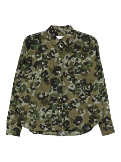 Robert Friedman Floral-print Button-down Shirt In Multi