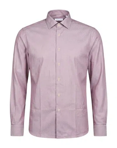 Robert Friedman Man Shirt Antique Rose Size 18 ½ Cotton In Purple