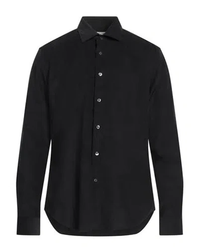 Robert Friedman Man Shirt Black Size 17 Cotton