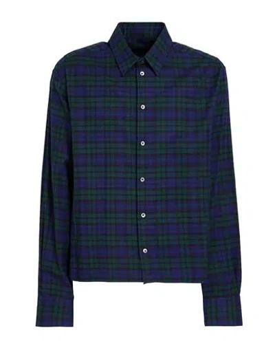 Robert Friedman Man Shirt Blue Size 16 Cotton