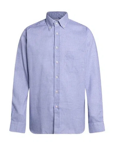 Robert Friedman Man Shirt Blue Size 17 ¾ Cotton