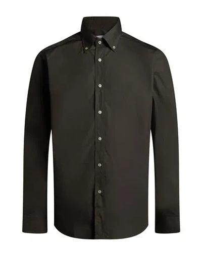 Robert Friedman Man Shirt Dark Green Size 17 ¾ Cotton