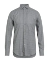 Robert Friedman Man Shirt Grey Size 15 ¾ Cotton In Gray