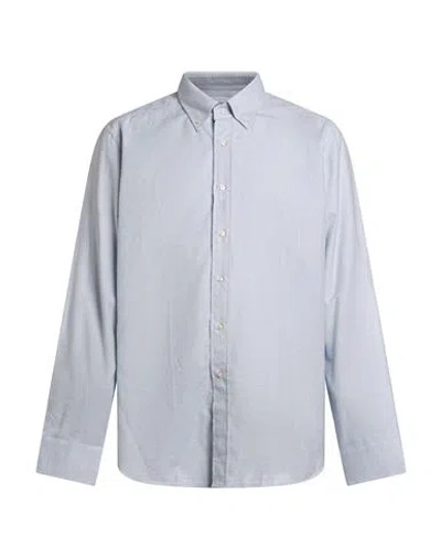 Robert Friedman Man Shirt Light Blue Size 17 ¾ Cotton In Gray