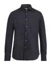 Robert Friedman Man Shirt Navy Size 17 Cotton In Navy