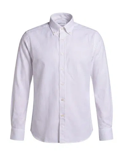 Robert Friedman Man Shirt White Size 18 Cotton