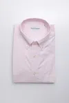 Robert Friedman Pink Cotton Shirt In Pink