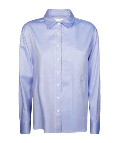 Robert Friedman Panelled Shirt In Blue