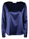 Robert Friedman Satin Top In Brown