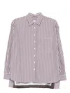 Robert Friedman Striped Shirt In Multi