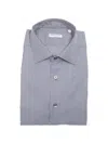 Robert Friedman Striped Slim-fit Shirt In Blue